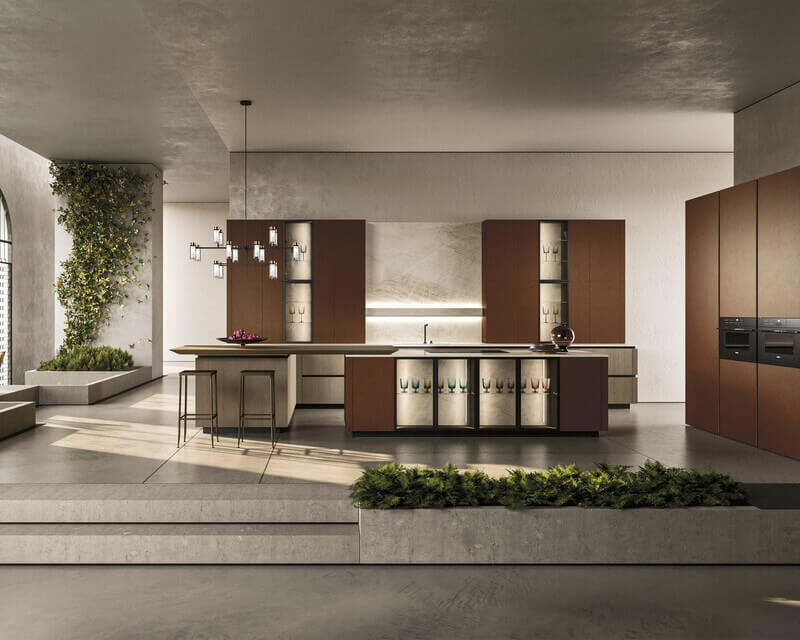 Italiaanse keukens: modern & uitdagend design
