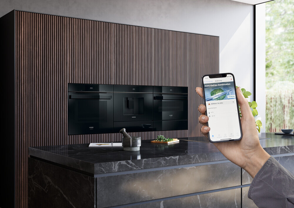 Siemens huishoudelijke apparaten met wifi-functionaliteit, bediend via de Home Connect-app voor ultiem gemak en flexibiliteit